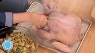 How to Stuff a Turkey  Martha Stewart [upl. by Rehsu]