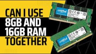 Can you combine 8gb and 16gb RAM in a laptop [upl. by Eslud]