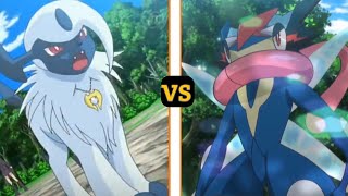 Pokemon Ash greninja vs Mega Absol   Concept battle  4000 subscribers Special Amv [upl. by Yrocaj302]