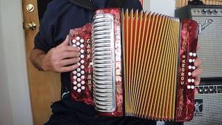 Zydeco on a TripleRow GCF Diatonic Button Accordion  Basics Pt 2 [upl. by Berget]