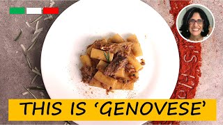 Pasta alla Genovese Recipe Explained Step by Step [upl. by Katerine]