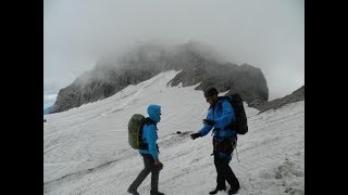 Ramsauer klettersteig Dachstein [upl. by Aihsram]