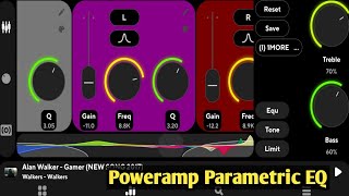 Poweramp Music Player  Parametric Equilizer Setting🎸🎸 [upl. by Ative]