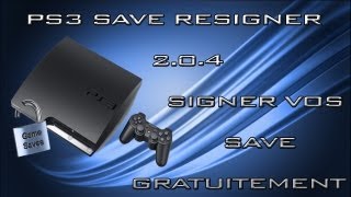 PS3 Save Resigner Passe En Version 204 Nouvelle Fonction intéressante [upl. by Entirb]