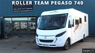 Roller Team Pegaso 740 Motorhome For Sale at Camper UK [upl. by Ecnarwal400]