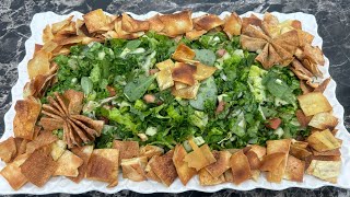 Best Fattoush salad recipe 🥗🥙viral fyp food capcut turkish india [upl. by Erle]