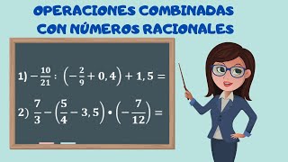 Operaciones con numeros racionales [upl. by Ednil]