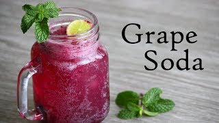 Grape Soda Recipe Refreshing Summer Drink [upl. by Wakefield625]