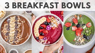 Breakfast Smoothie Bowl Recipes  Subah Saraf  Satvic Movement [upl. by Aronael844]