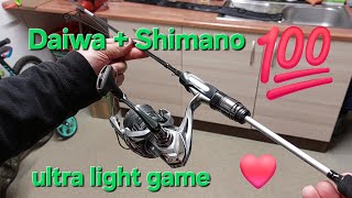 Daiwa silver creek Shimano nasci [upl. by Corabella397]