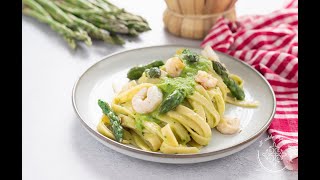 Pasta asparagi e gamberetti [upl. by Archaimbaud478]