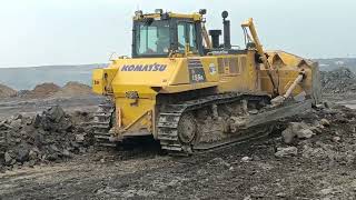 KOMATSU 155 A6R DOZER NEW WORK TALCHER COLL MEANING [upl. by Christi]