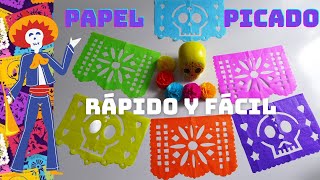 Preescolar  ¿Cómo hacer papel picado [upl. by Lekcim225]