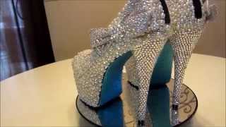 Diamonds and Pearls Bridal Shoe [upl. by Assirialc329]