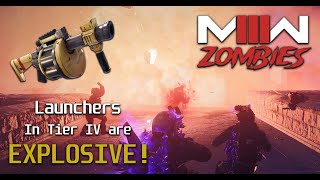 MW III Zombies quotLaunchers In Tier IV are EXPLOSIVEquot 4K [upl. by Gemma]