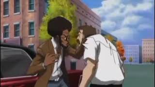 Grandmaster Bushido Brown Beats Up Police Officer  The Boondocks S3 EP5 Clip [upl. by Iphagenia]