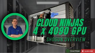 Cloud Ninjas 4 x GeForce RTX 4090 GPUs  AMD Threadripper  DDR4 RAM  NVMe SSD [upl. by Delbert357]