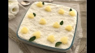 SEMIFREDDO ANANAS amp COCCO RICETTA SENZA COTTURA  PRONTO IN 5 MINUTI [upl. by Ardnael105]