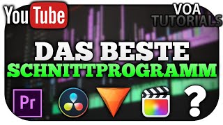 Was ist das BESTE Schnittprogramm für YouTuber 2020  VoaTutorials [upl. by Gile]