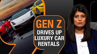 Renting Luxury Cars By Millennials Gen Z On Rise  Porsche Mercedes Benz Bookings Top In Delhi [upl. by Anilra350]