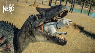 Capturing an Allosaurus — Jurassic World Evolution 2 2 [upl. by Einafit]