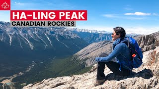 Canadian Rockies Hiking HALING PEAK in Canmore Alberta [upl. by Holna]