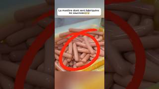 La manière dont sont fabriquées les saucisses😱😱 food découverte delicious saucisse pourtoi [upl. by Tnecniv]