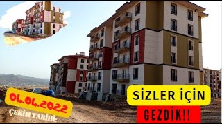 Sivas Yeni Mahalle 3 Etap Toki 746 Konut  04042022 [upl. by Ruhtua]