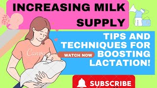 Increasing Milk Supply Tips and Techniques for Boosting Lactation [upl. by Benjamen936]