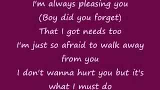 K Michelle  Cant Do This Lyrics [upl. by Annwahs]