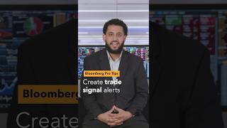 Bloomberg Pro Tips Create trade signal alerts on the Terminal [upl. by Herrah]