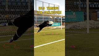 Solo Goalkeeper Training for High Dives 🚀💥 shorts [upl. by Norrabal]