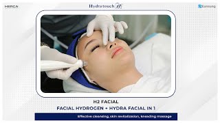 HydraTouch H2 hydrogen hydropeeling device  HERCA [upl. by Adim60]