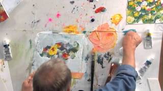 A Simple Loose and Abstract Approach to Negative Shape Painting with Robert Burridge [upl. by Aluor]