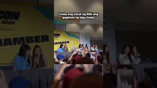 Bini Vocal in Cherry On Top🍒 at KCON interview bini biniph fyp [upl. by Dorlisa]