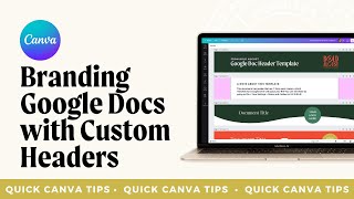 Quick Tip Branding Google Docs with Custom Headers [upl. by Cilurzo]