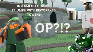 REWORKED MILITANT AND ROCKETEER VS INTERMEDIATE MODE  TOWER DEFENSE SIMULATOR [upl. by Clarence]