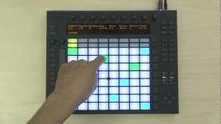 Ableton Push 1 Tutorial  Part 3 Playing Chords and Melodies [upl. by Hertberg187]