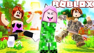 VIDA DE CREEPER NO ROBLOX Creeper CHAOS [upl. by Dorinda]