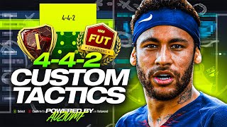 THE BEST 442 CUSTOM TACTICS IN FIFA 22 🔥 442 CUSTOM TACTICS  FIFA 22 Ultimate Team [upl. by Trudi]