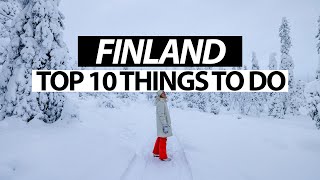 TOP 10 THINGS TO DO IN ROVANIEMI plan your winter trip to Finland [upl. by Naloc]