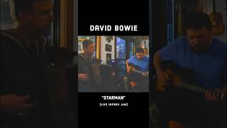 David Bowie quotStarmanquot live improvised cover [upl. by Wivinah472]