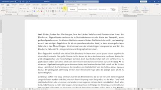 Blocksatz mit Silbentrennung – WordTutorial [upl. by Asilad547]