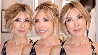 4 Ways to Style a Short Bob Haircut  Dominique Sachse [upl. by Fabrienne]