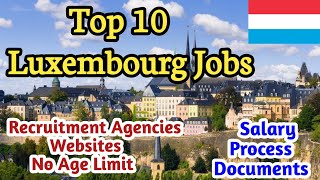 High Demand Jobs in LuxembourgLuxembourg Country Work Visa 2024 [upl. by Jewelle]