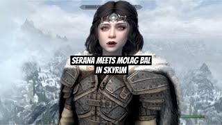 I took Serana to confront Molag Bal in Skyrim and what happend next was UNBELIEVABLE skyrim [upl. by Occor885]