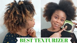 Texturizing My Natural Hair With  Curls amp Naturals Texturizer By Biocare Labs [upl. by Laet262]