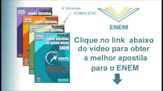 Apostila ENEM 2021 Completa Impressa ou Download [upl. by Jesselyn490]