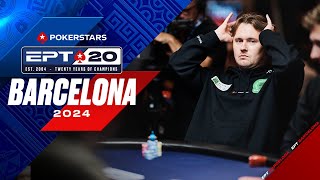 €5300 Main Event  DAY 3  EPT Barcelona 2024 [upl. by Ecienaj]