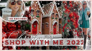 2022 CHRISTMAS SHOP WITH ME  CHRISTMAS DECOR  CHRISTMAS AT HomeGoods Hobby Lobby Target amp MORE [upl. by Gnauq]